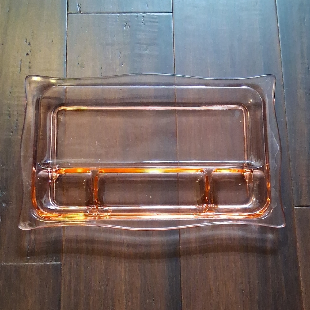 Cambridge Pink Depression Glass Dresser Tray